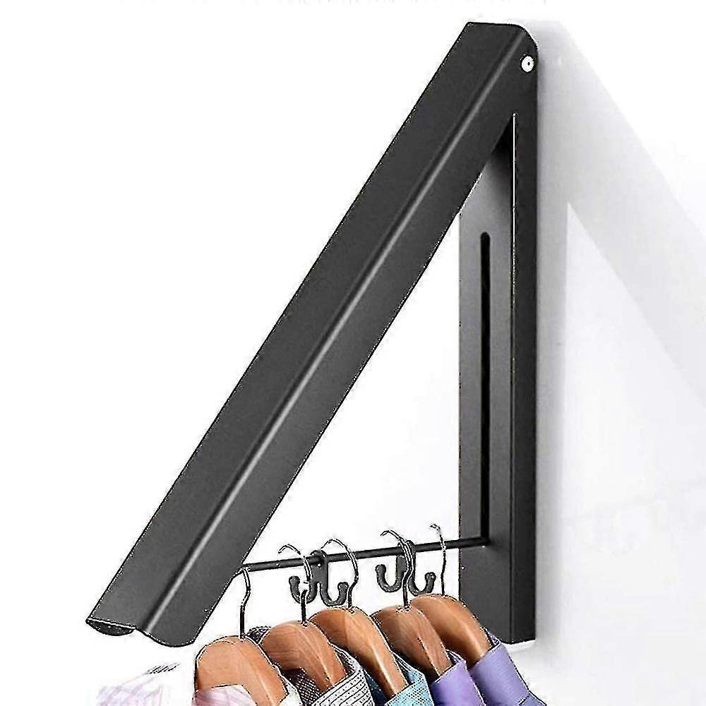 Retractable Clothes Rack,wall Mounted Folding Clothes Hanger Rack