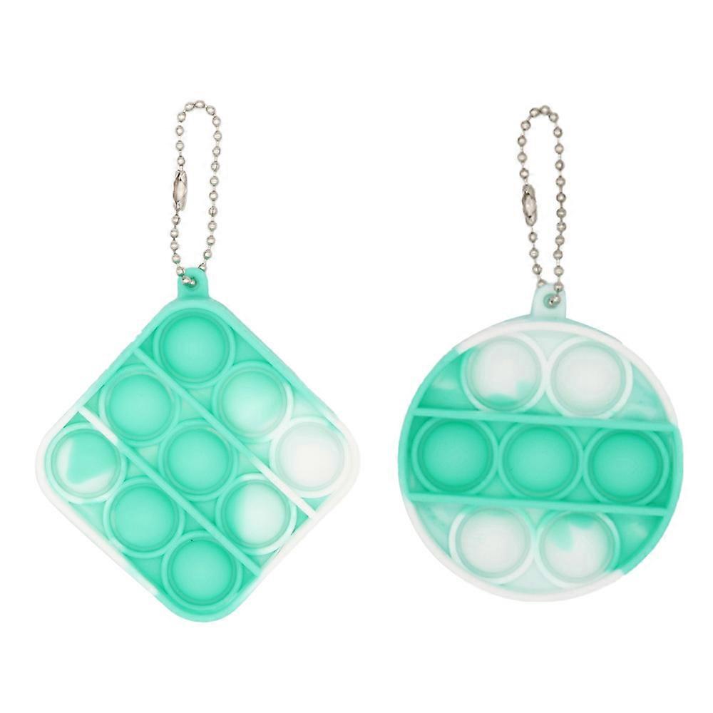 Mini Pop Toy, Μπρελόκ Pop Bubble Popping Sensory Toy, για Παιδιά Ενήλικες (2τμχ)