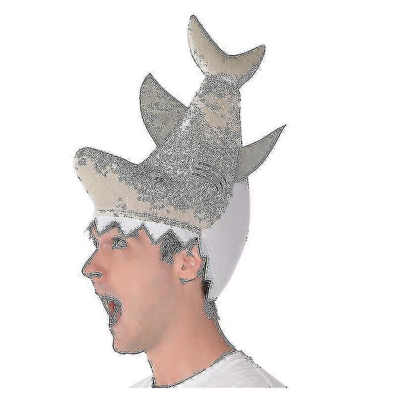 大人面白い動物の帽子のための男性シャークハットハロウィーンコスチューム