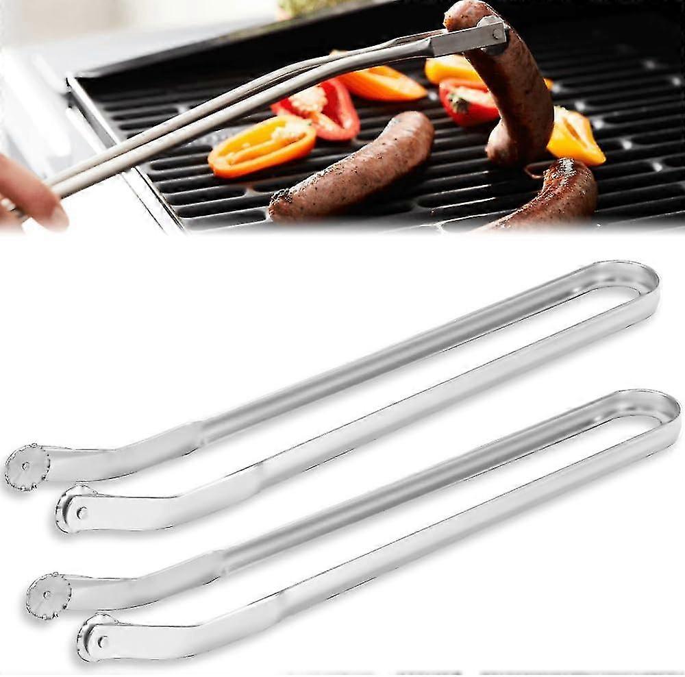 ملقط تحول سجق الشواء ، ملقط خراطة سجق شواء للطبخ ، ملقط طبخ مطبخ من الفولاذ المقاوم للصدأ ، ملقط مطبخ بمقبض طويل للطبخ باكي للشواء