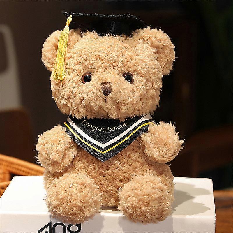 thumbnail image 4 of FeiKong Osito de peluche de graduación de 2023, regalo de oso de graduación de 23 cm, muñeco de peluche de graduación de jardín de infantes con diploma y banda para niños, 4 of 4