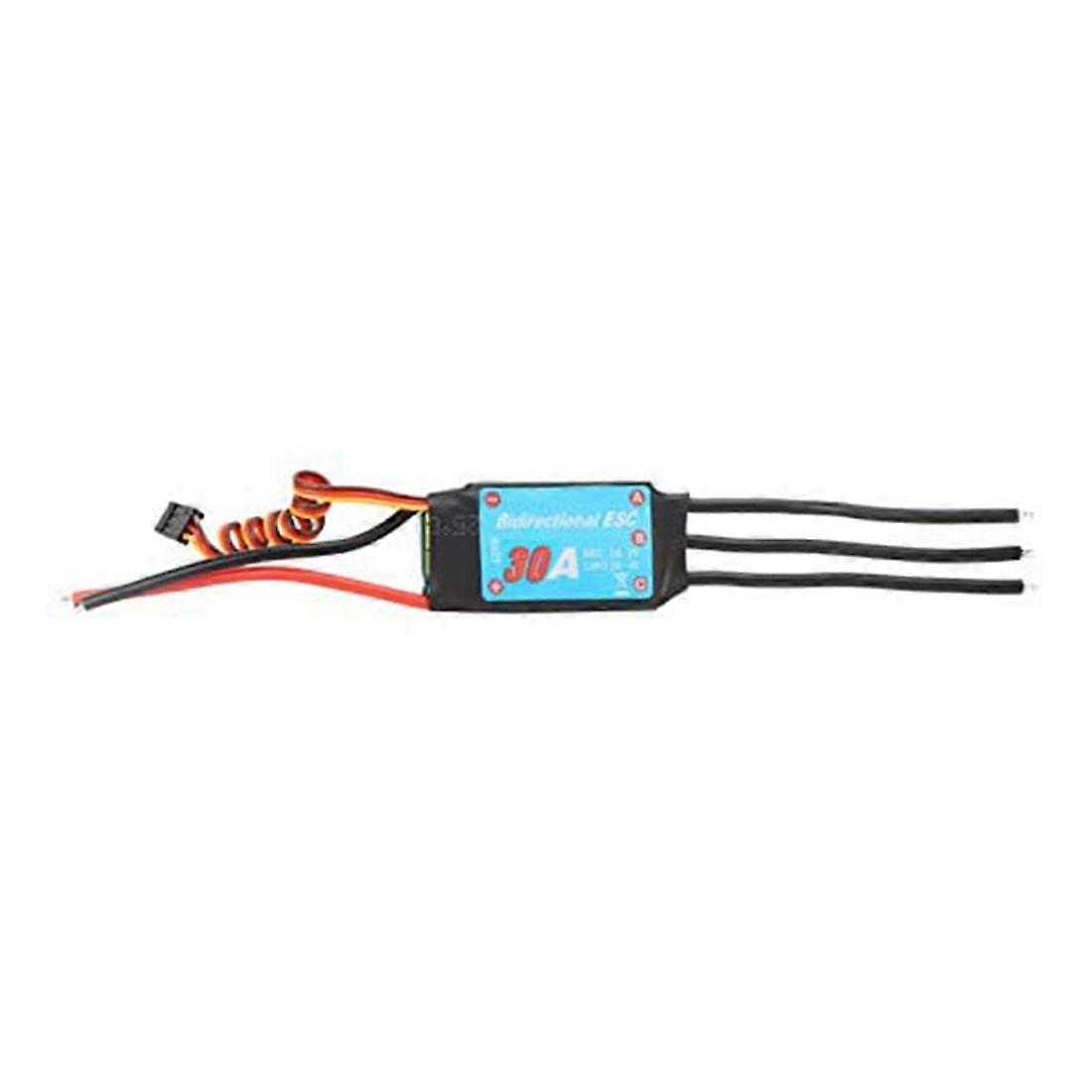 Bidirectional ESC 30A brushless ESC for Remote Control Ship Pneumatic Underwater Propelle(30A)