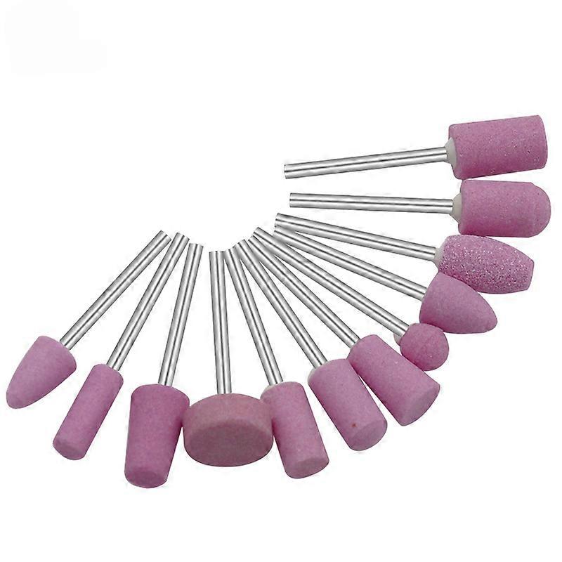 12pcs/set Abrasive Mounted Stone For Rotary Tools Grinding Stone Wheel Head Tools Accessories
