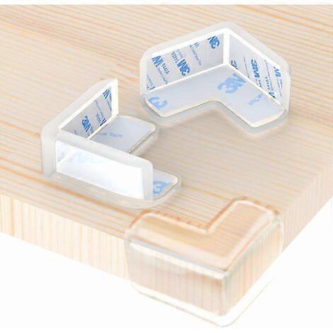 Table corner protective cover anti-collision table corner (12 transparent L-shaped corners)