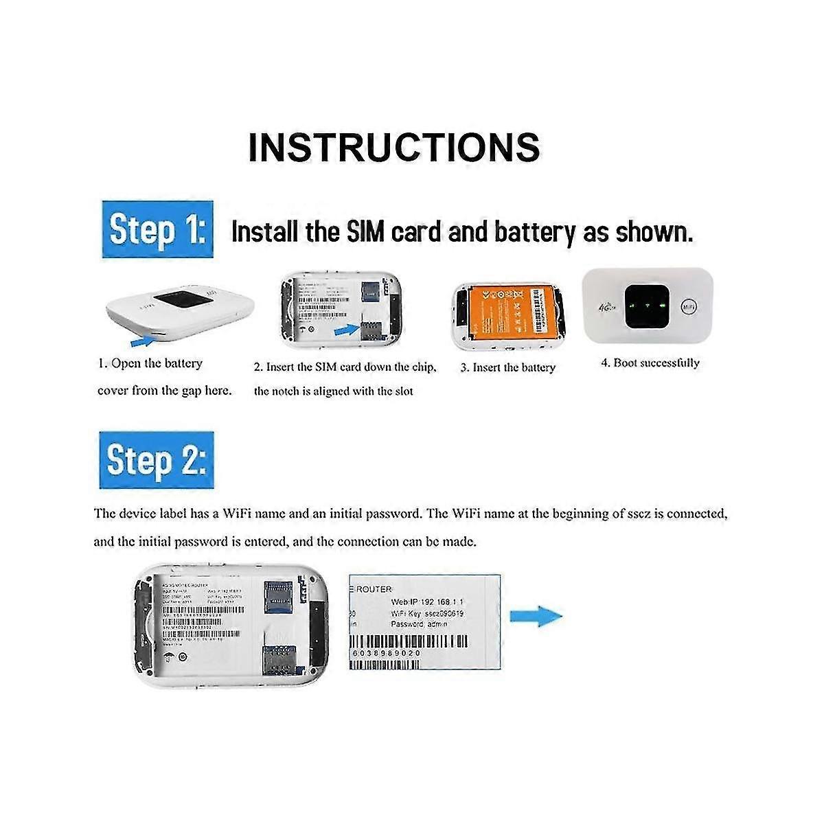 4g Wireless Wifi Router Mifi 150mbps Wifi Modem Car Mobile Wifi Wireless Hotspot Support 10 Users W