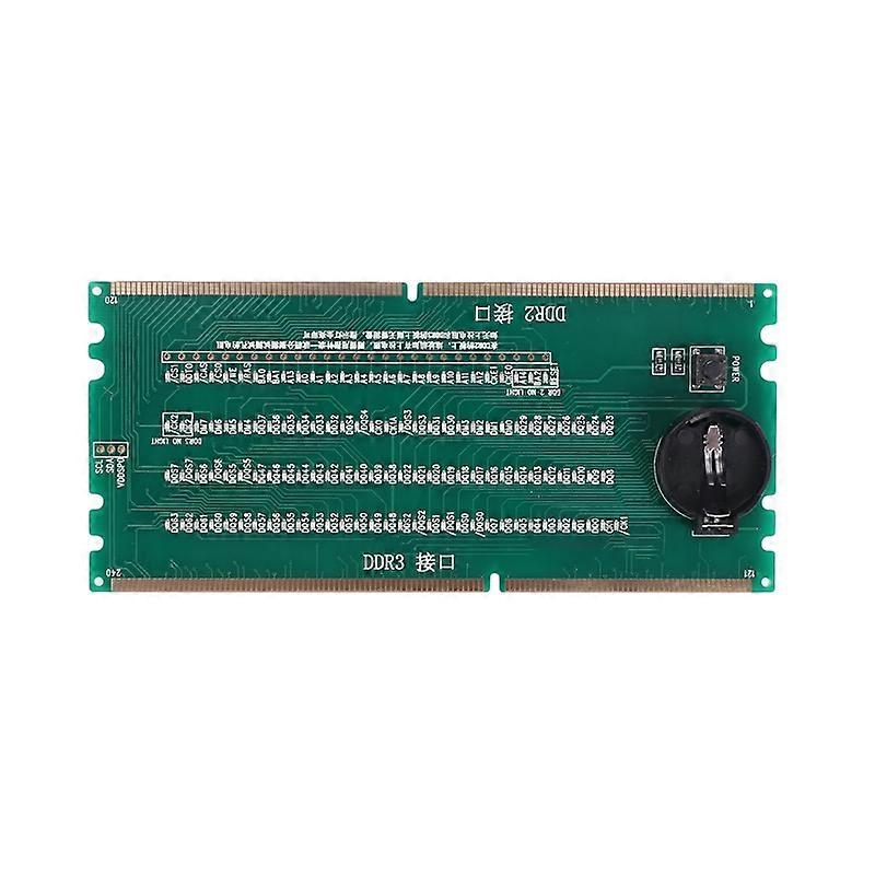 DDR2 and DDR3 2 in 1 Illuminated Tester with Light for Desktop Motherboard Integrated Circuits