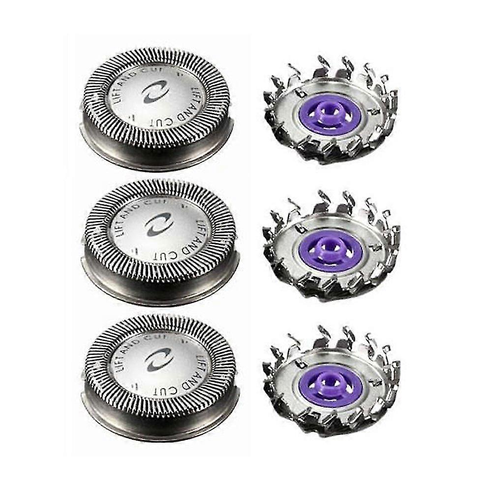 3pcs Shaver Head Replacement Shaver Blade pour Philips Hq3 Hq4 Hq55