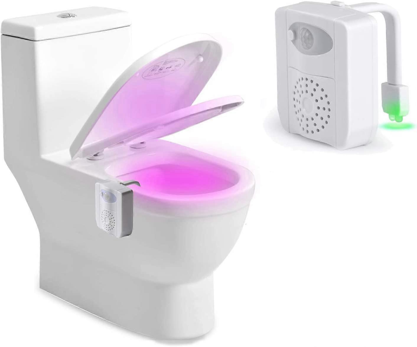Toilet Lamp Night Light Sensor LED Toilet Lamp with UV Disinfection, Sensor Activated Toilet Lights with Aromatherapy & 16 Colors, for WC/Room