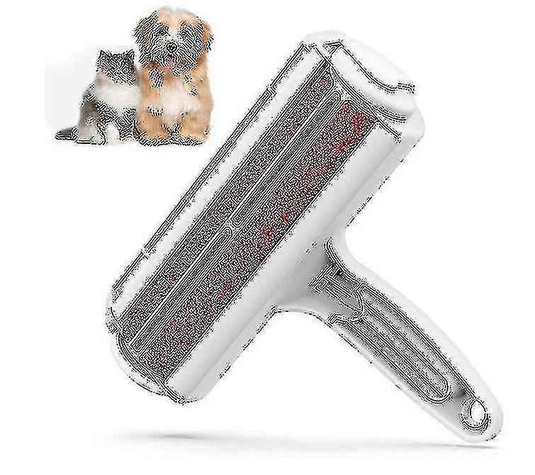 Pet Hair Remover Roller With Self Cleaning Base
