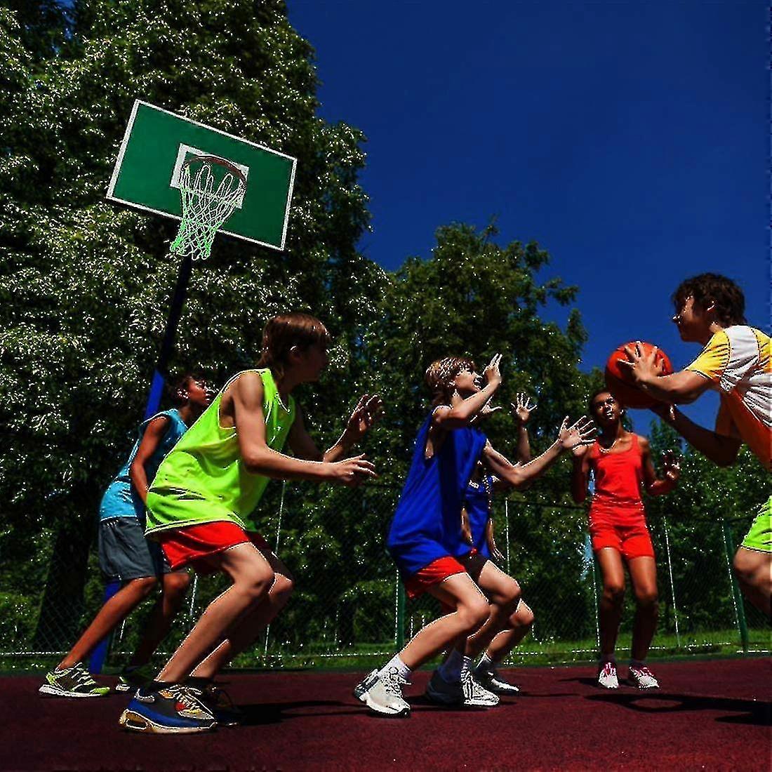 2024 Basketball Rim Net Outdoor Sports Glow In The Dark Nylon Basketball Hoop Net All Weather Thick Standard Basketball Net