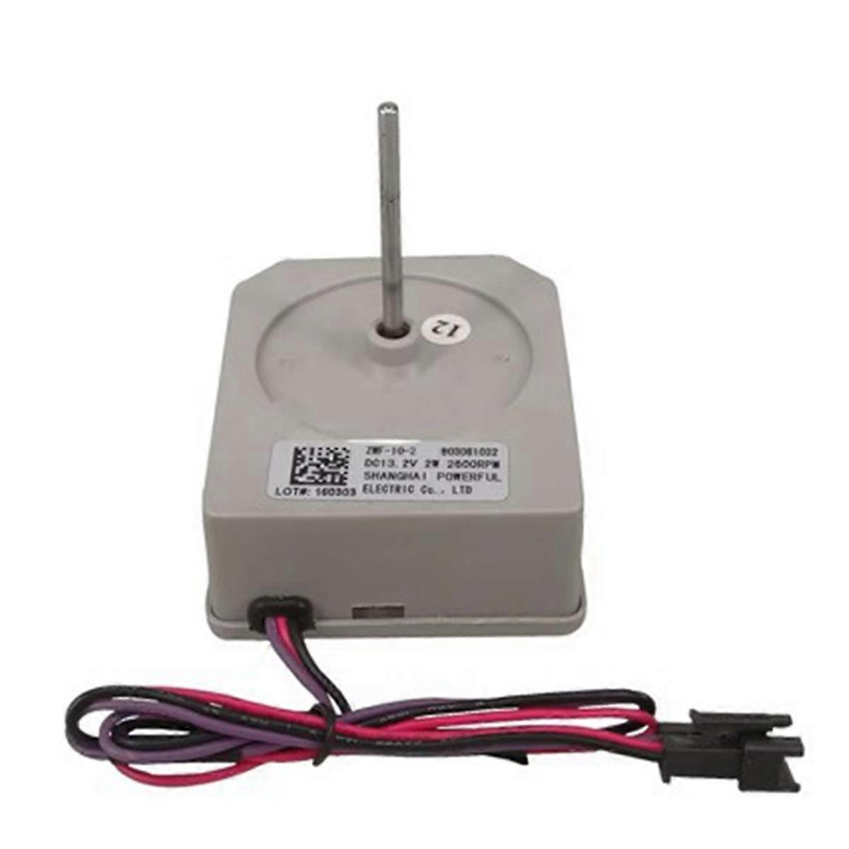 مروحة محرك DC لمحرك مروحة الثلاجة ذات الباب المزدوج ZWF-10-2 B03081032 DC13.2V 2W