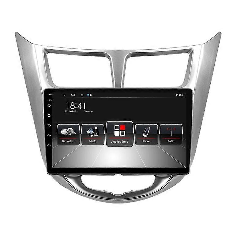 Car Radio For Hyundai Solaris Verna Accent 1 2010-2016 Video Player WIFI Navigation GPS