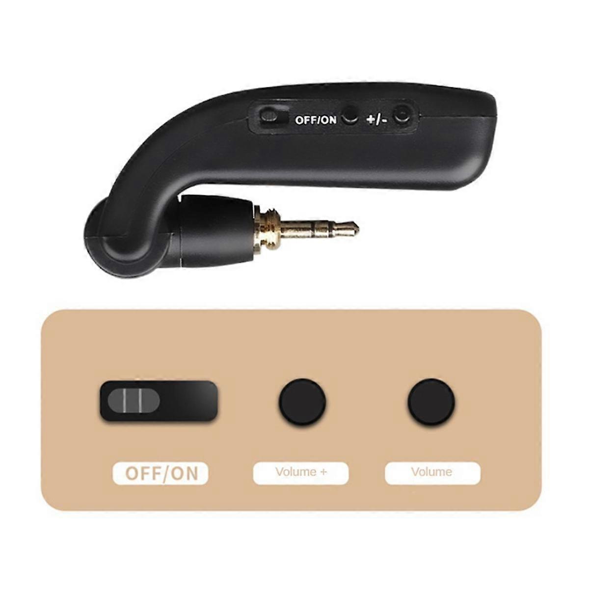 Wireless Guitar System Audio Digital Guitar Transmitter Receiver Built-in Rechargeable Battery for
