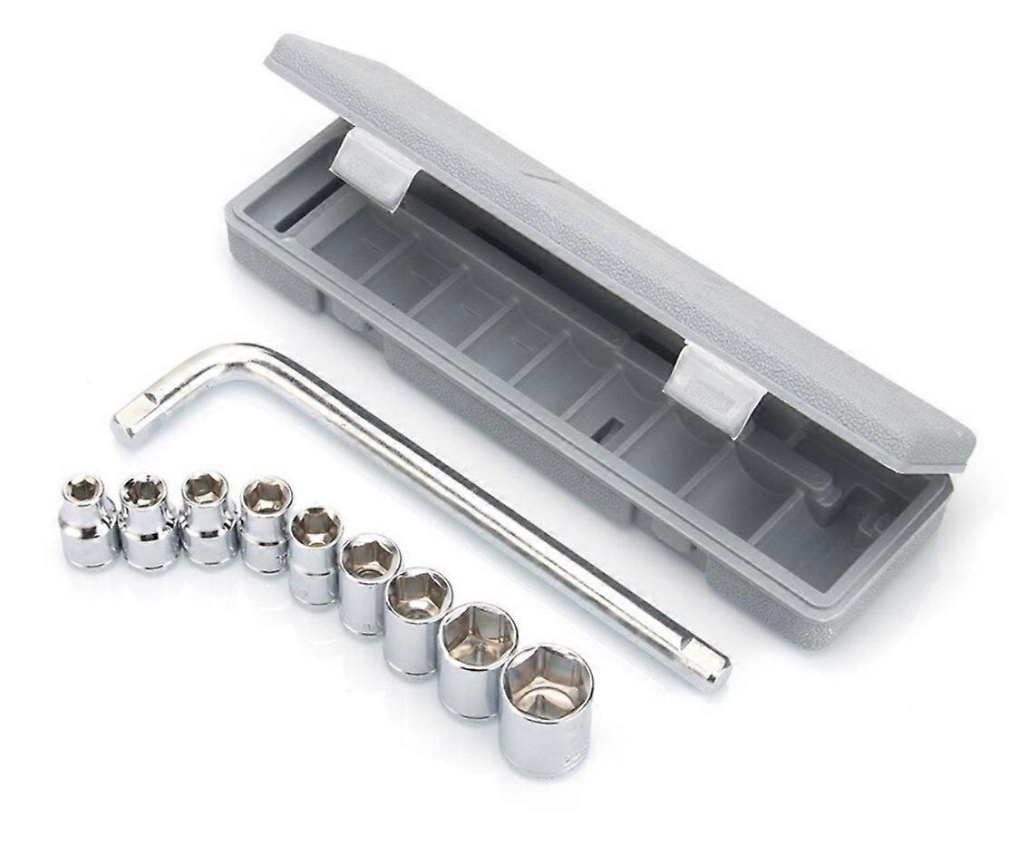 High Quality Socket Wrench 10pcs Set Spanner Car Machine Repair Service Tools Kit