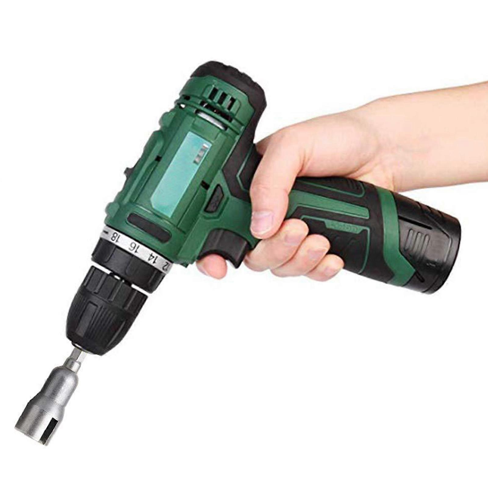65mm Wing Nut Driver Drill Bit Socket – 1/4" Hex Shank, CR-V Steel, For Panel Nuts & Screws