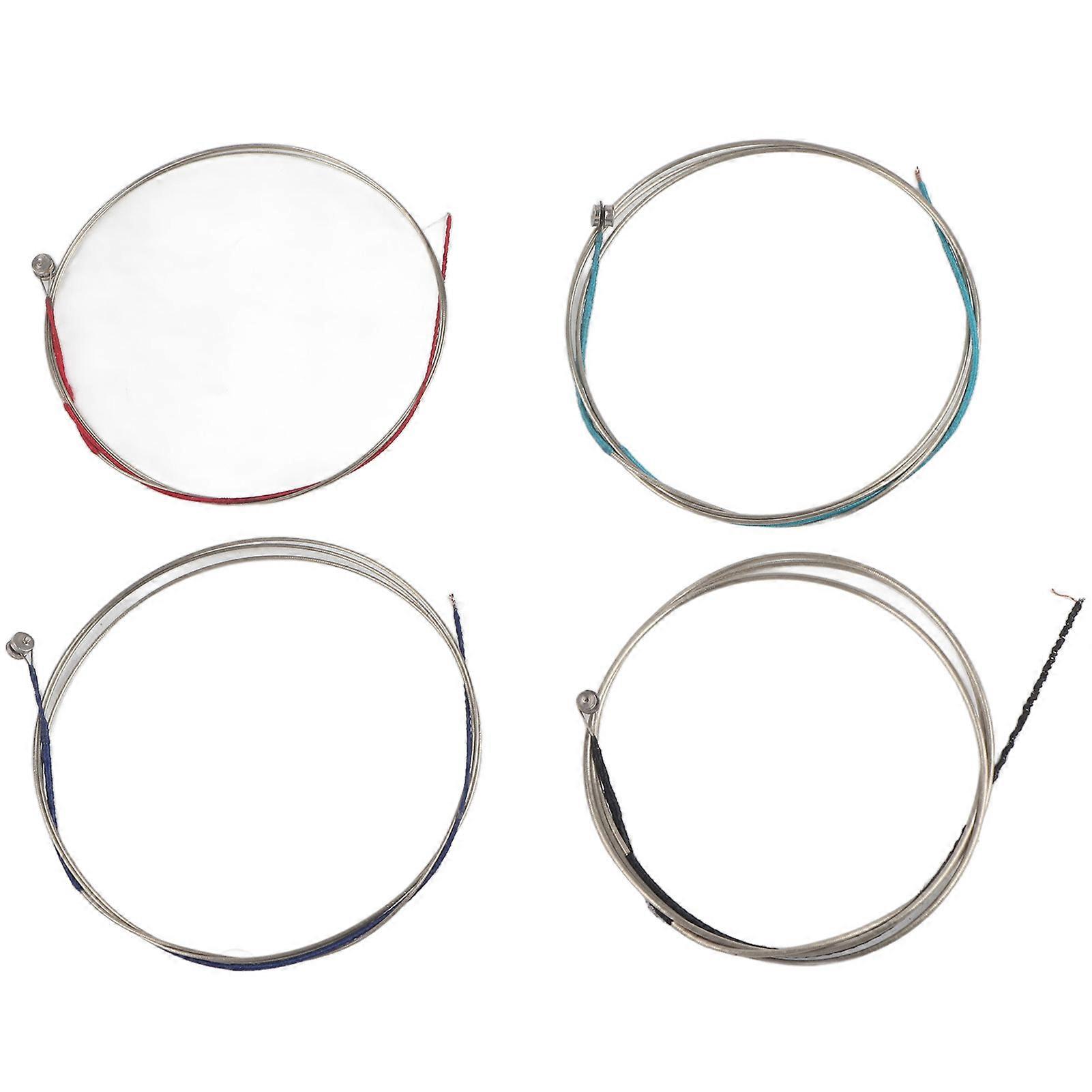 4pcs Viola Strings A1st D2nd G3rd C4th Nickel Silver Wound NickelPlated BallEnd Steel Core