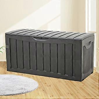 Aufbewahrungsbox schwarz 118x53x57 cm Polypropylen