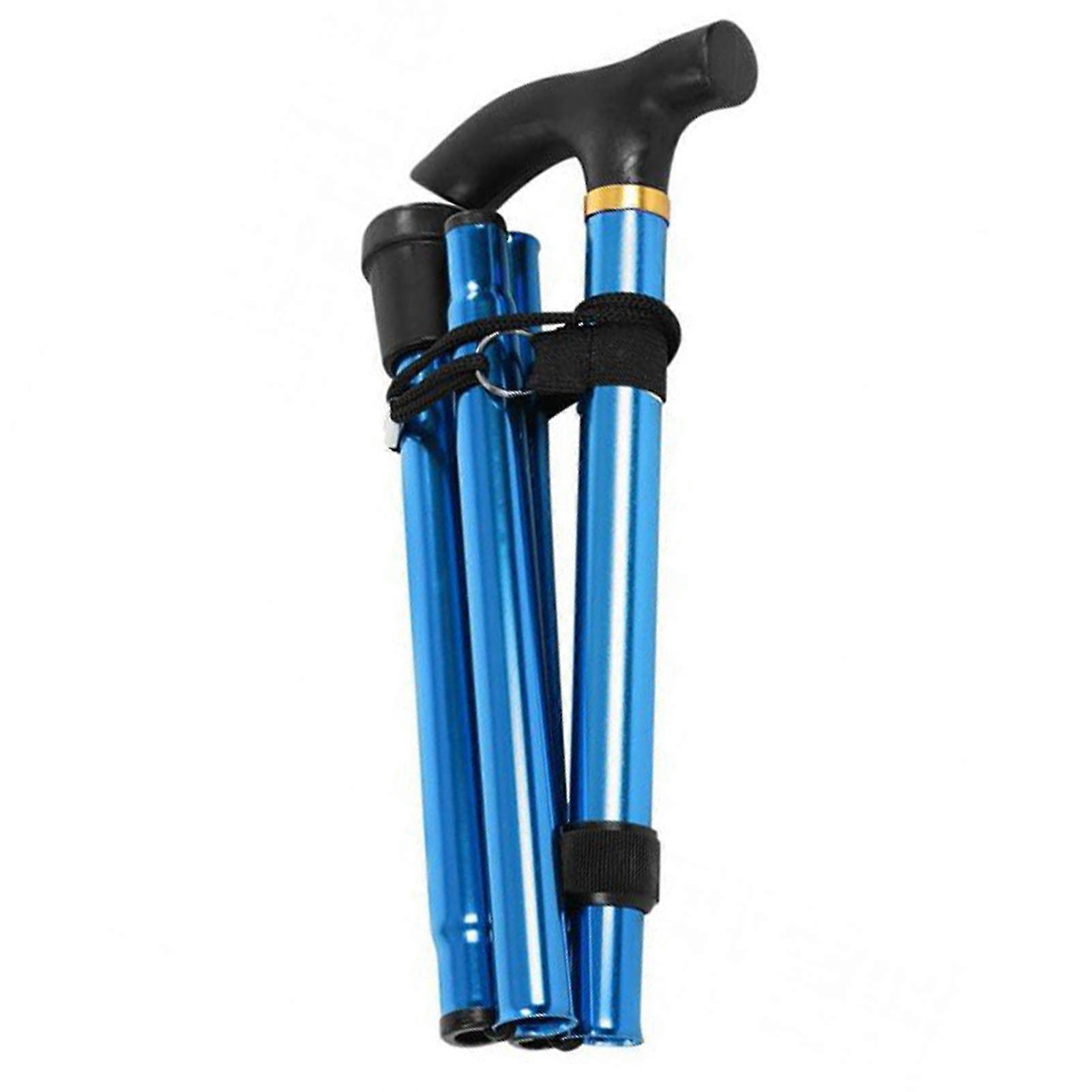 Outdoor Climbing Folding Durable Adjable H Wal Stick 4 Sect