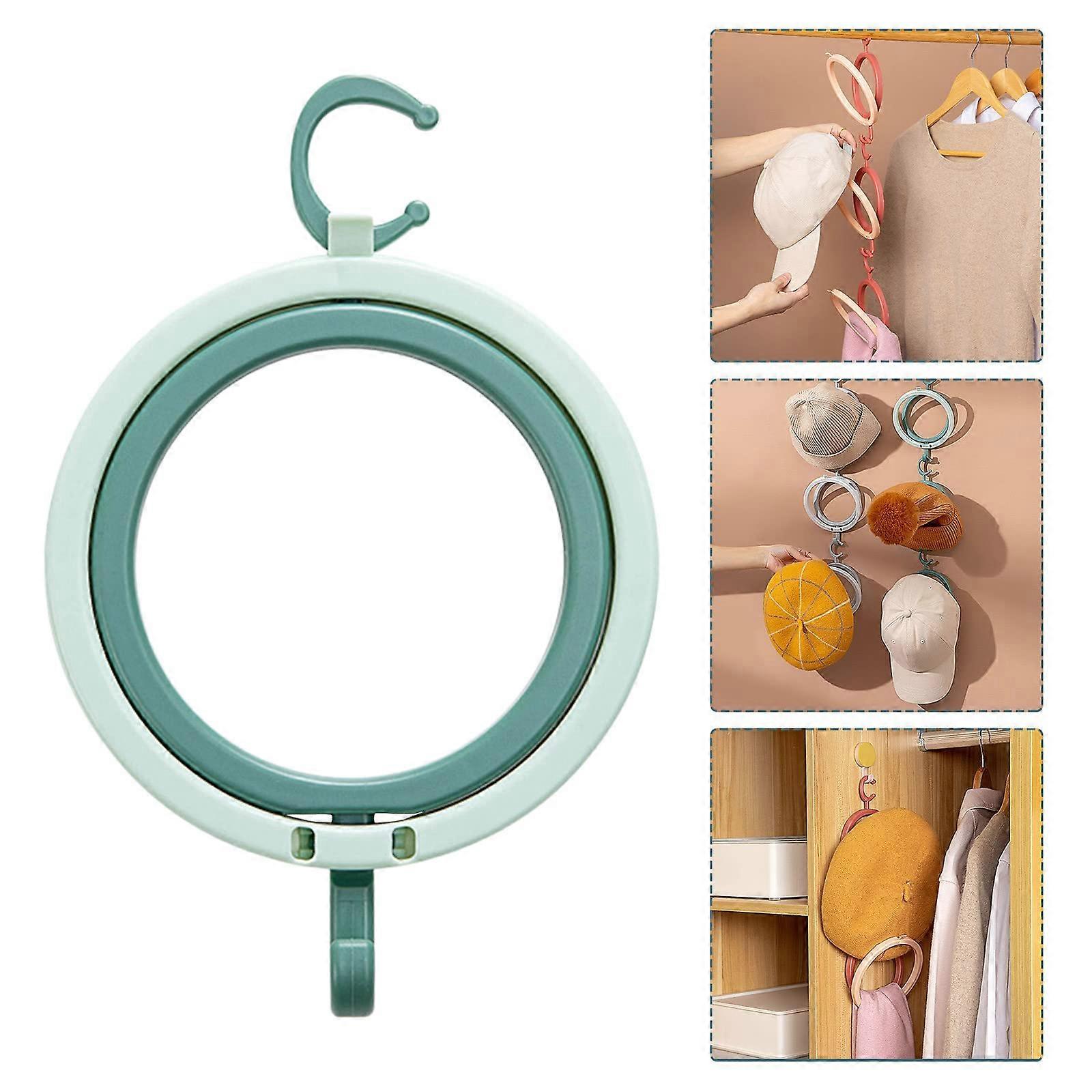 6pcs Storage Hook Rack For Hat Household Hanging Cap Rack Dormitory Scarf Hook