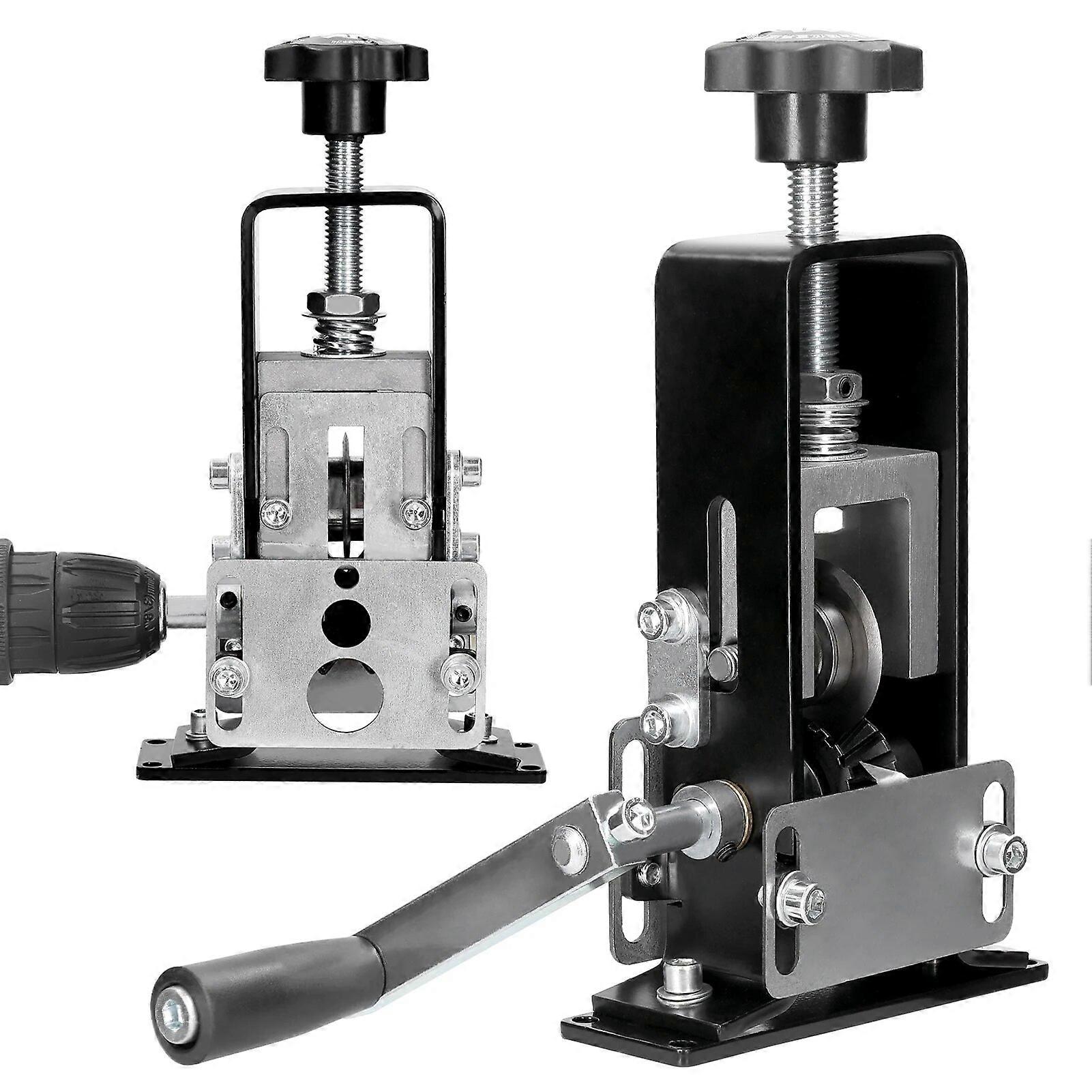 Bärbar Wire Stripper Manuell Wire Stripping Tool Elektrisk kabel Peeling Machine Handvev Support Använd med Hand Electric Drill