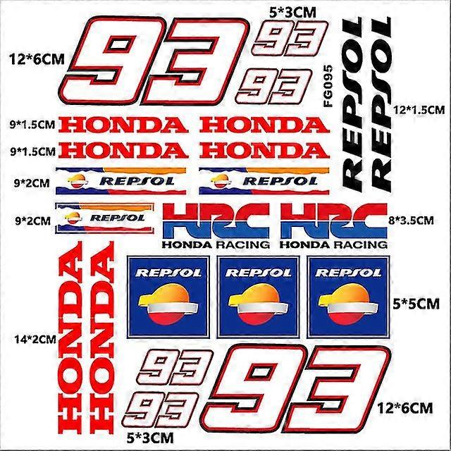 ホンダ用ステッカー デカール オートバイタンクロゴキット