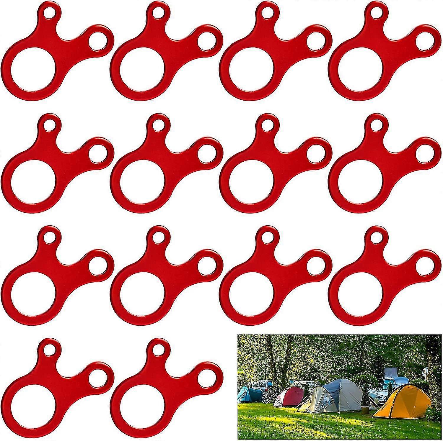 Wind Rope Cord Adjuster Buckle, Aluminum Alloy Cord Adjusters, 3 Holes Tent Rope Tensioners Tent Accessory For Camping Hiking Outdoor Activityre