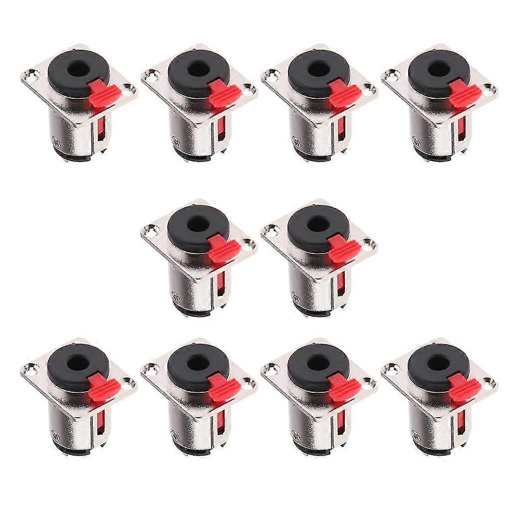 10x 6.35mm Female For Audio Microphone Cable Connections