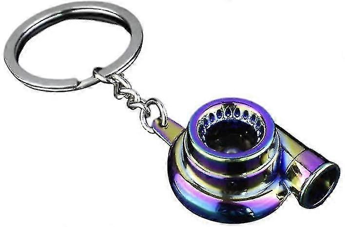 キーチェーン自動車部品モデルキーリングクリエイティブターボチャージャーメタルキーフォブ