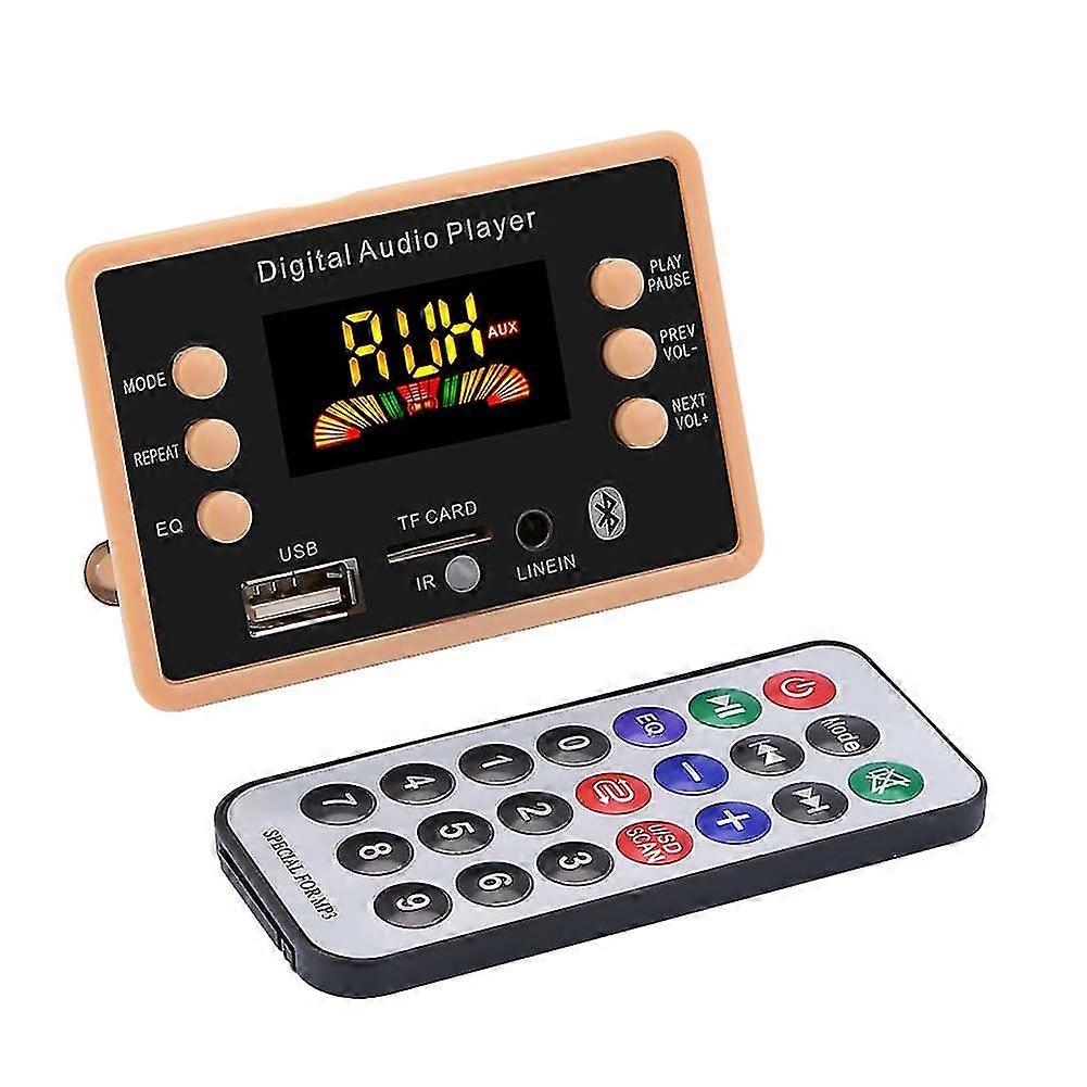 Bluetooth Mp3 Decoder Audio Board Bluetooth 5.0 Receiver Car Mp3 Player Wma Wav Flac Ape Tf Card Fm