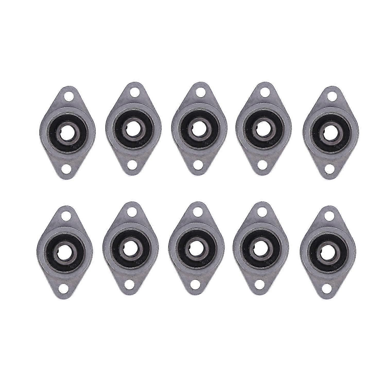 10 Stück Kfl08 8mm Durchmesser Zinklegierung Lagergehäuse Fl08 K08 Pillow Block Lager