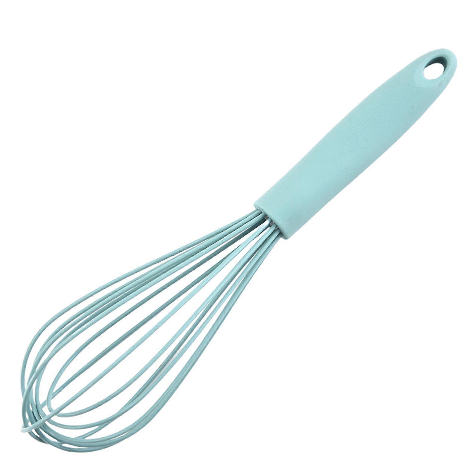 10 Inches Egg Beater Non-stick Easy to Clean PP Handle Silicone Egg Whisk Milk Mixing Stick Chef Aid Tool Kitchen Gadget Kaesi