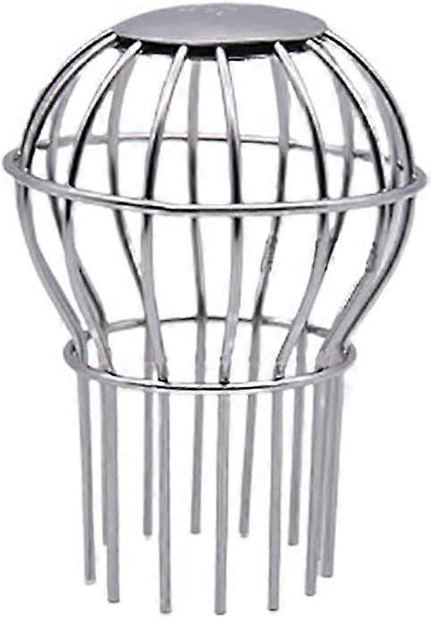 Metal Gutters - Gutter Downspouts Clear of Blockages of Leaves, Muck, Mud, Balls and Other Debris - 62mm