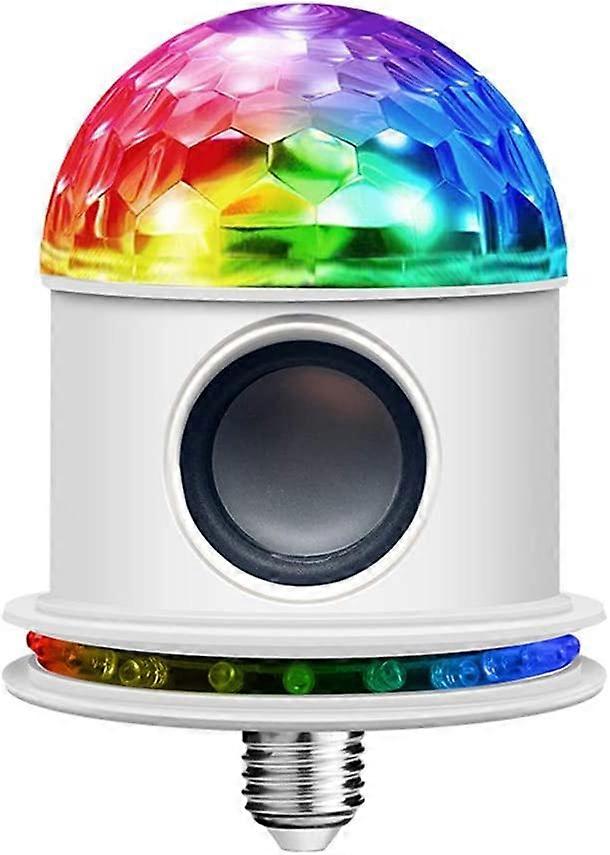 Smart LED Music Light Bulb, E27 Bluetooth Speaker RGB Color Changing Light Bulb with Remote Control Audio RGB LED Light Bulb Wireless Music Playing Sp