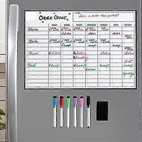 Magnetic Whiteboard Reward Chore Chartgrocery List And Notepad