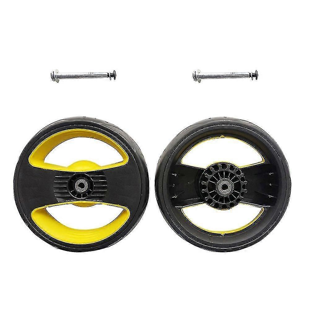 Pushchair Wheels Stroller Wheels Baby Cart Pram Accessories Plastic Material-Good
