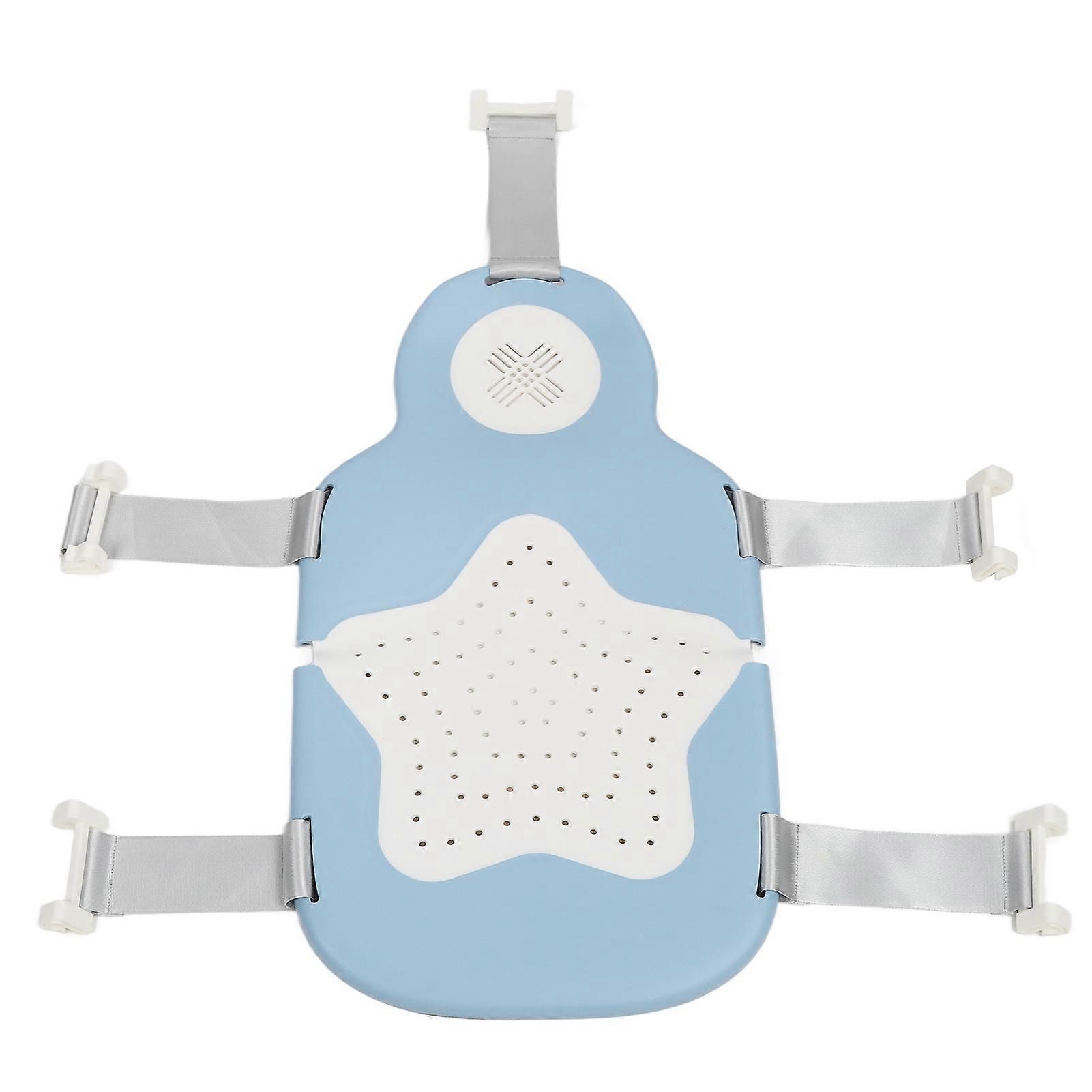 Baby Bath Support Pad 5 Point Support Foldable Cushion Shower Washing Suspension Pad for Infant Newborn