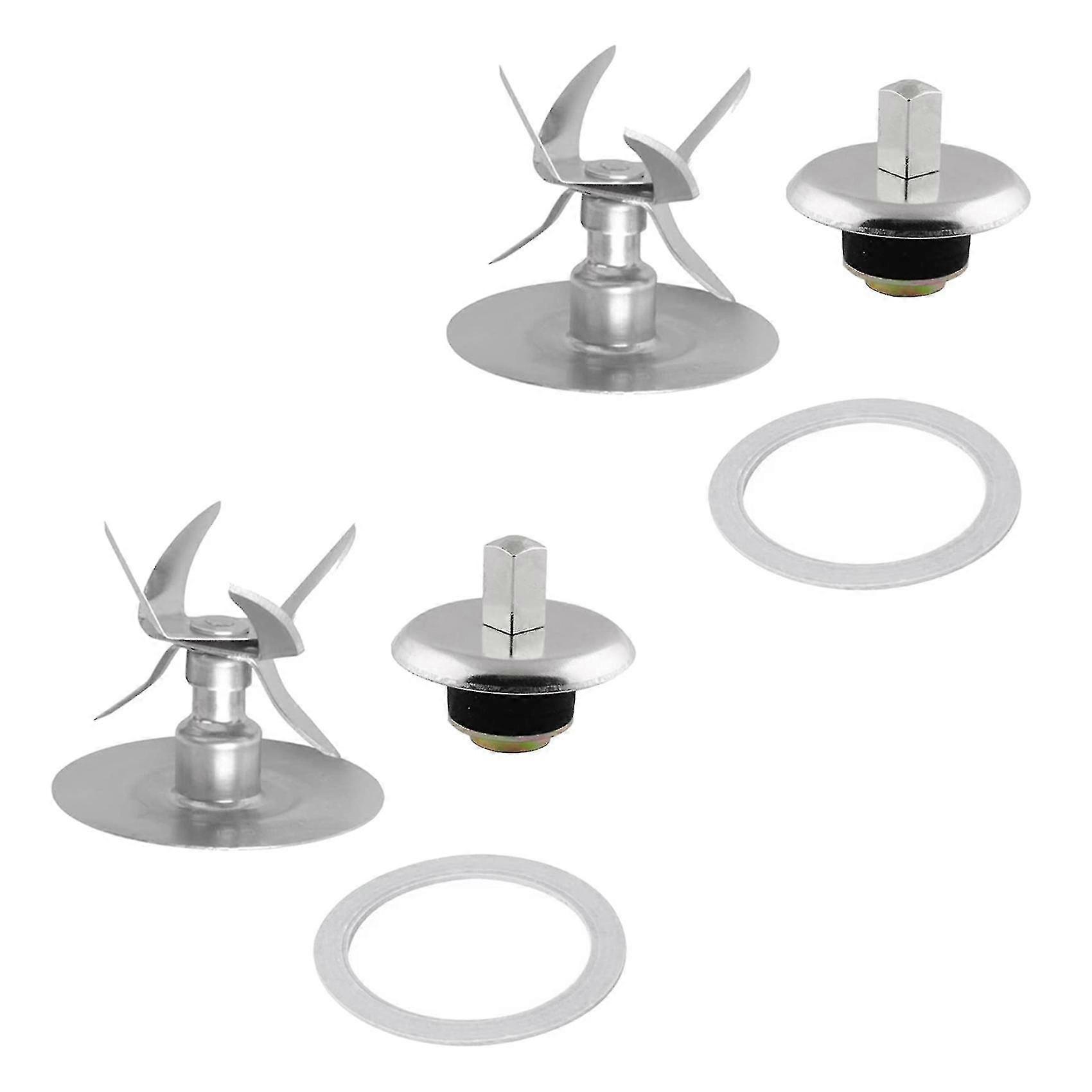 2x Blender Blade With Coupling Replacement For Osterizer Parts, 6 Point Blade With Coupling Kit