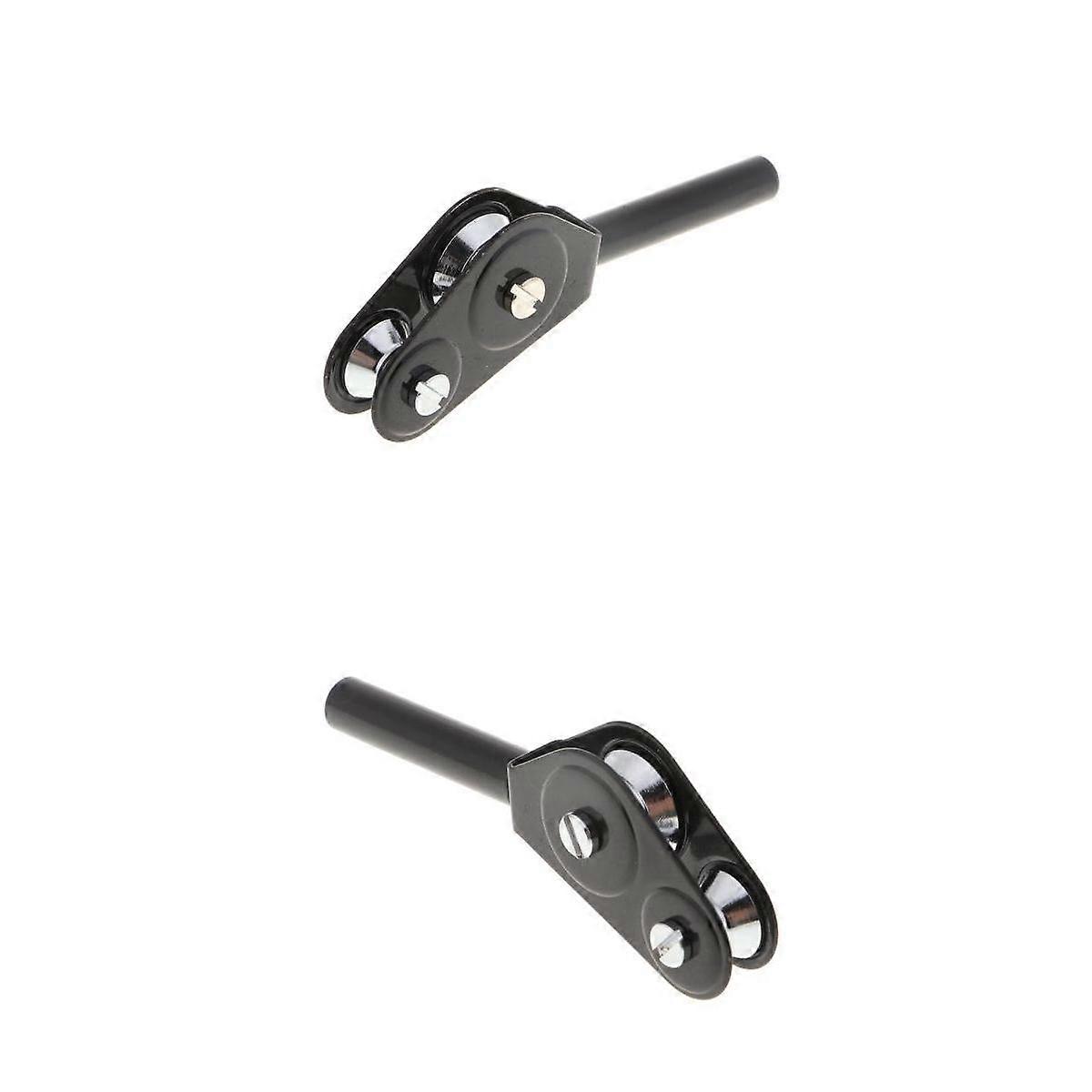 2x Fiskestang Guide Roller Rustfritt stål Tip Top Bearing Båter Trolling
