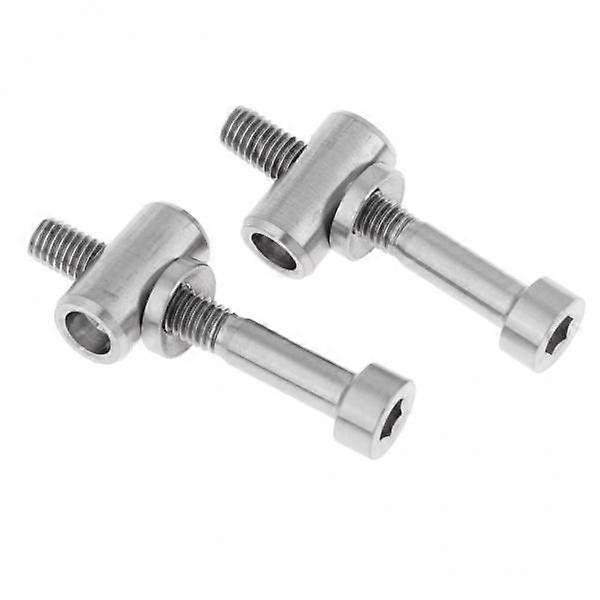 4xBike Seat Post Fixed Bolts Titanium Bicycle Fixed Screw Titanium Color M5x30