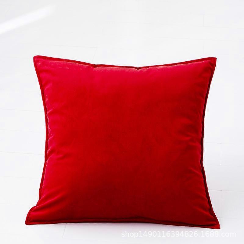 2 Pack Polyester Pillowcases, Ultra-soft Pillow Cases, Crimson Red