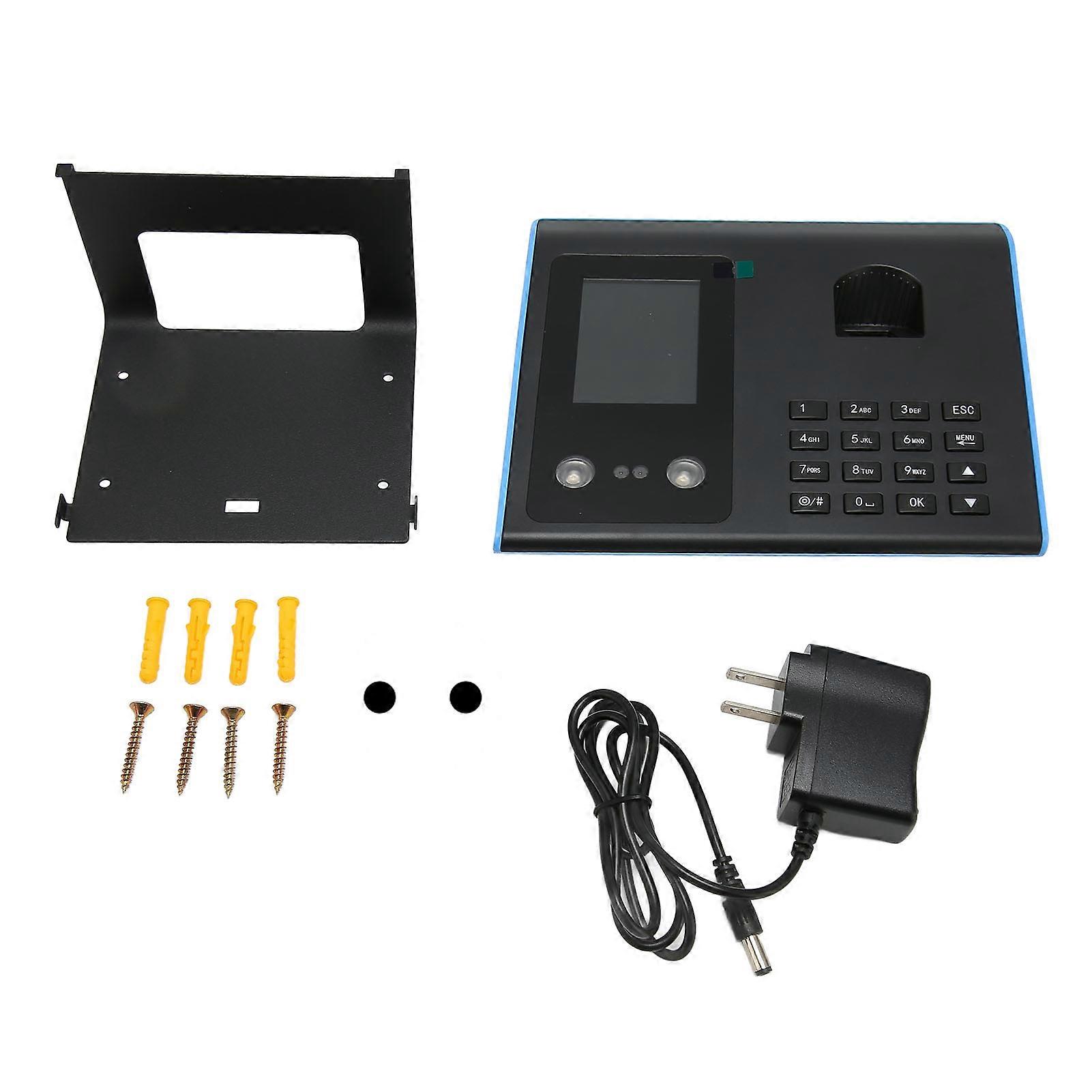 Face Fingerprint Time Attendance Machine Automatic Time Calculation Biometric Employee Attandence Machine 100?240V US Plug