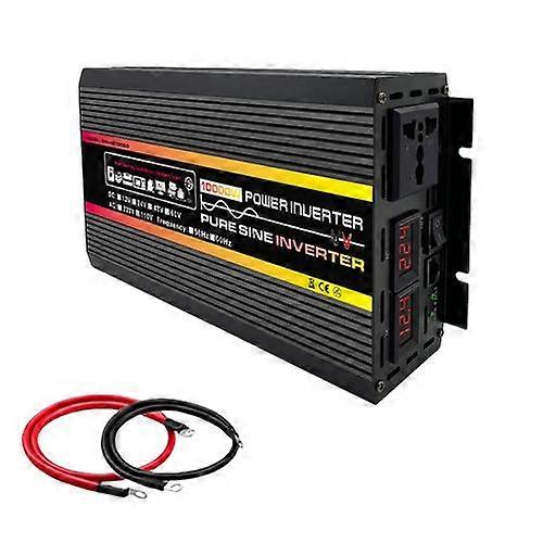 12000W Pure Sine Wave Power Inverter Car Solar Inverter Voltage Transformer DC12/24/48/60V To AC 220V Socket Converter Inverter