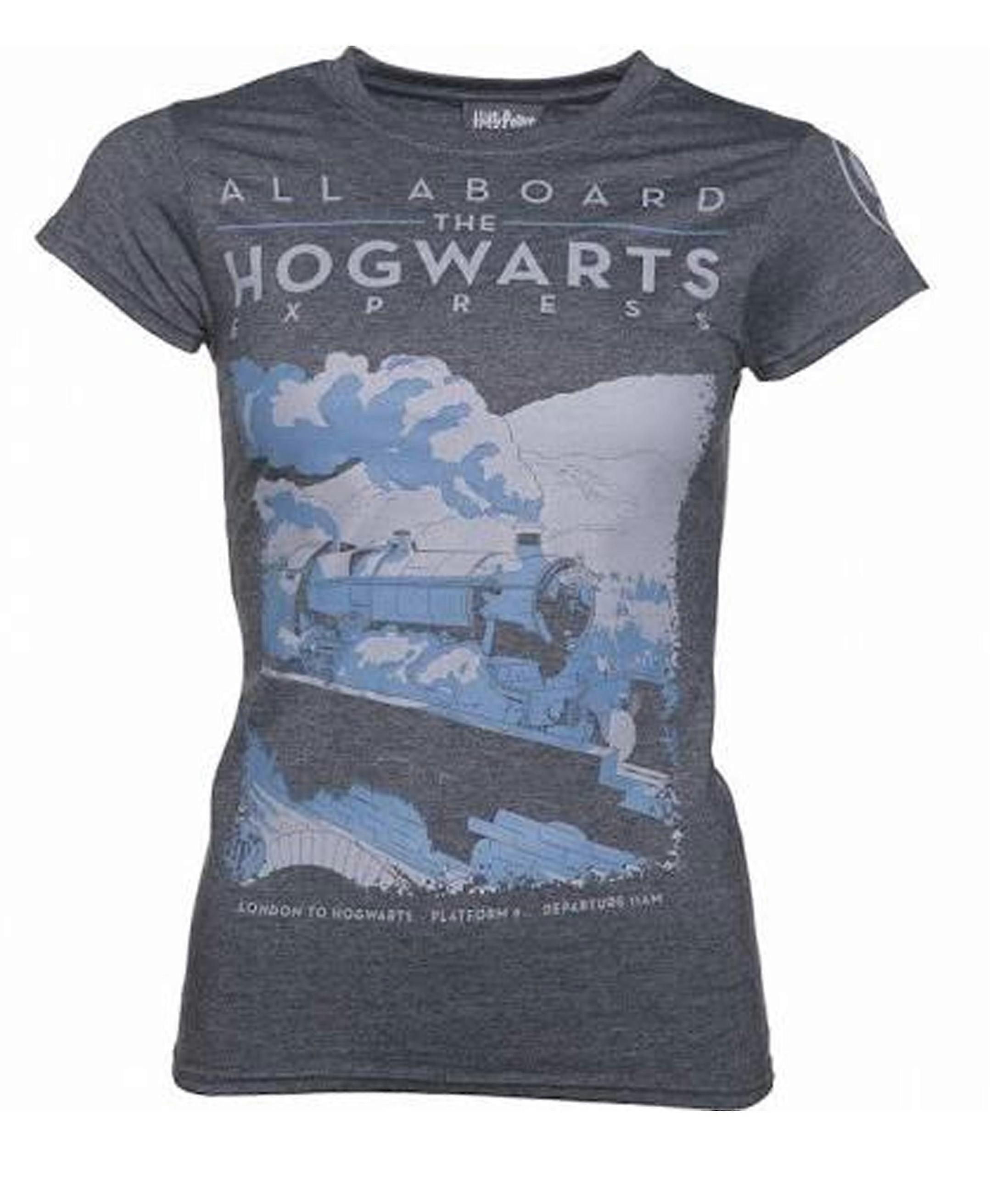 Ladies Harry Potter Hogwarts Express Rowling Official Tee T-Shirt
