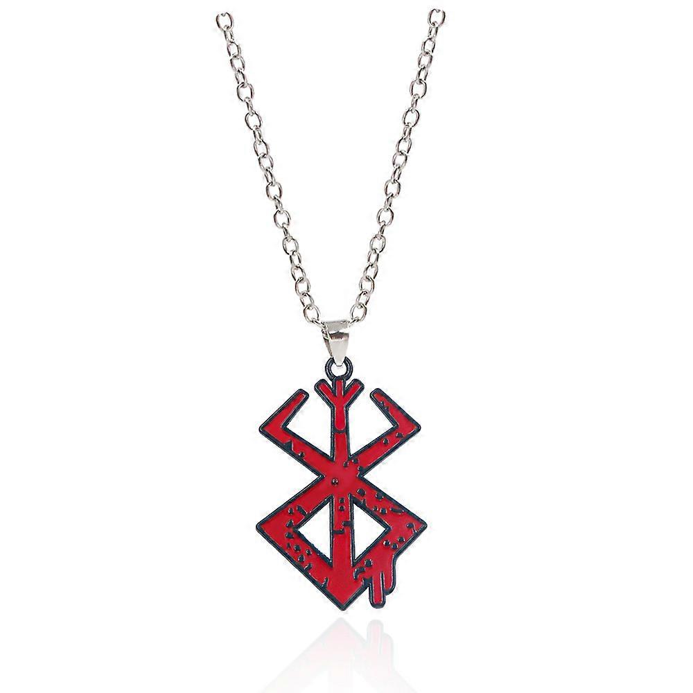 Berserk Symbol Pendant Necklace The Mad Warrior Of Norse Viking