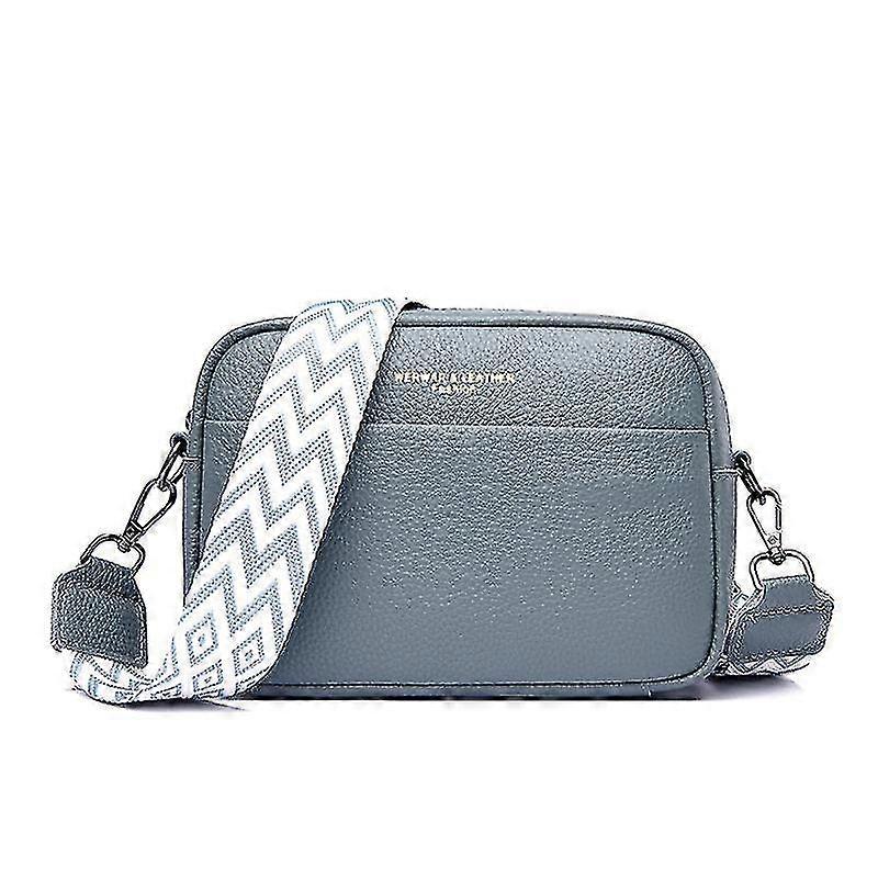 Bag New Fashion Simple Single Shoulder Crossbody Bag Head Layer Cowhide Small Square Bag