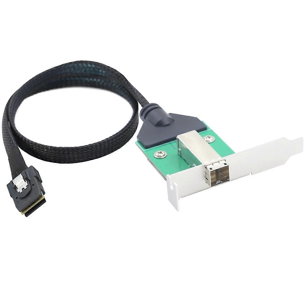 12G External Mini SAS HD SFF8644 Female to Mini SAS SFF8087 36P Male Data Server Cable Adapter