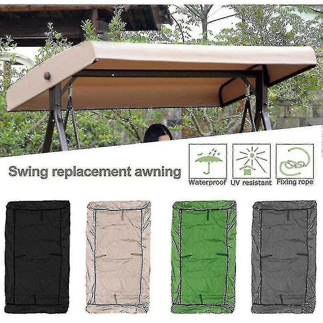 BOPLIFE Schaukelkissen Für Veranda – Ersetzt Kissen Für 2-3-Sitzer Schaukel, Braun & Wasserdicht