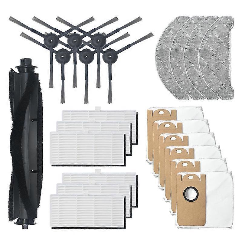 23Pcs Replaceble Filter Cloth Side Brushes Accessories Set Parts for S9 Vacuum Cleaner Sweeper Repl
