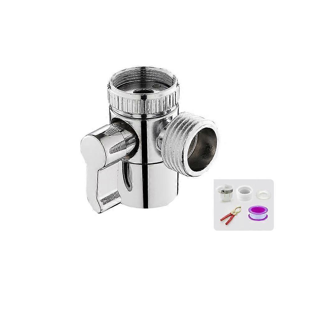 3 Way Shower Diverter Valve Hand Shower Diverter Valve Stop Valve for Kitchen or Bathroom with M20 Adapter Faucet