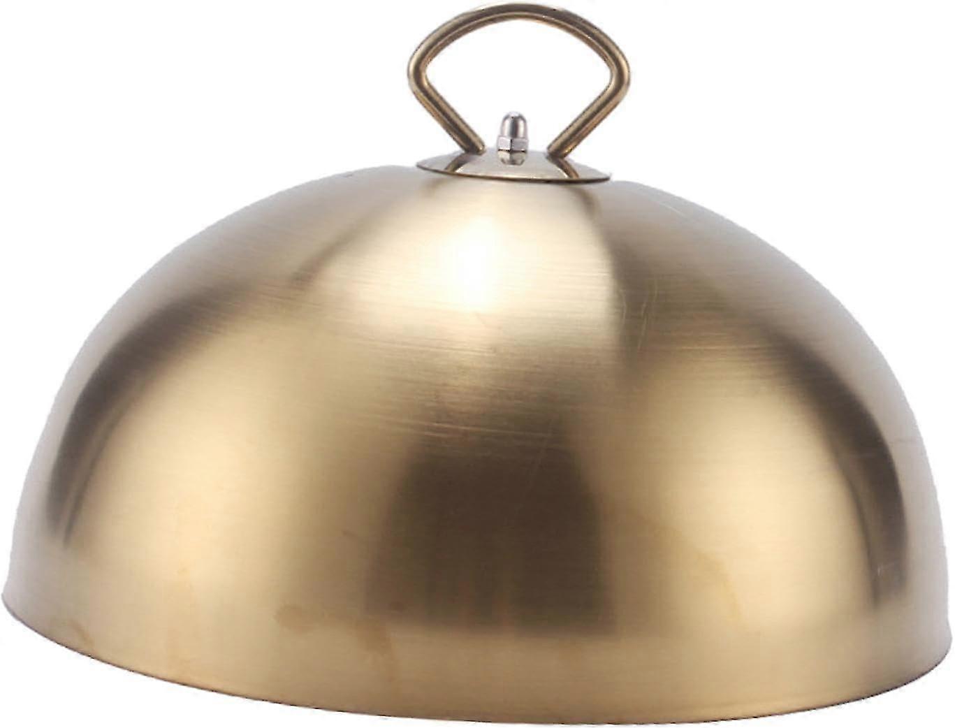 20cm Cheese Melting Dome  Steaming Vegetable Cover for Grilling Barbecue Kitchen with Pull Handle